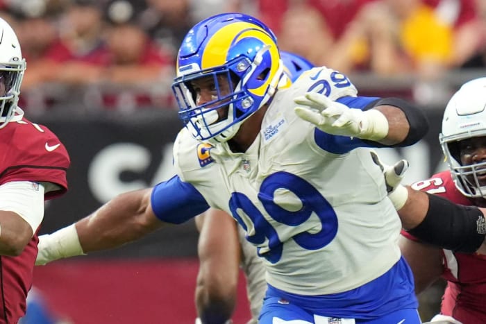 Rams defensive tackle Aaron Donald